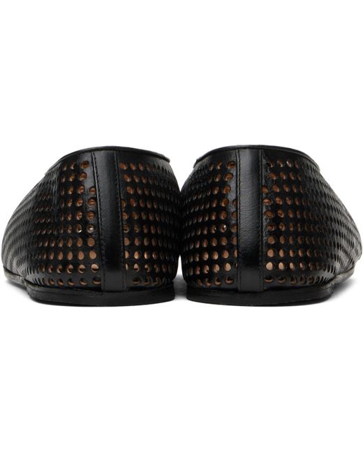 メンズ Marsèll ブラック Coltellaccio Forata フラットシューズ Black