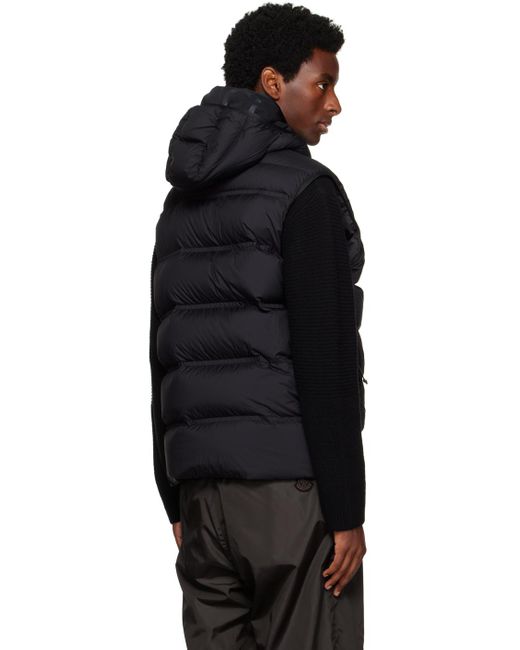 Moncler Black Tamega Down Vest for men