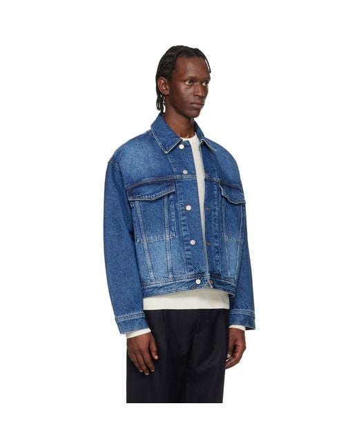 Studio Nicholson Blue Stein Denim Jacket for men