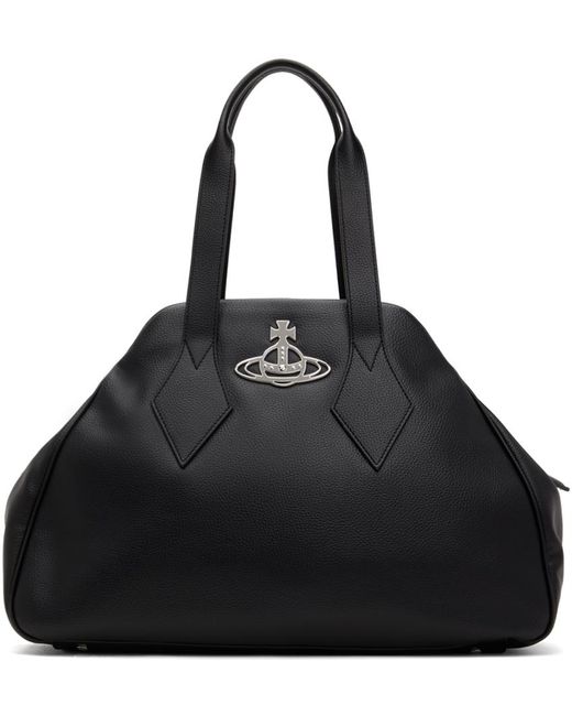 Vivienne Westwood Black Large Yasmine Handbag Tote