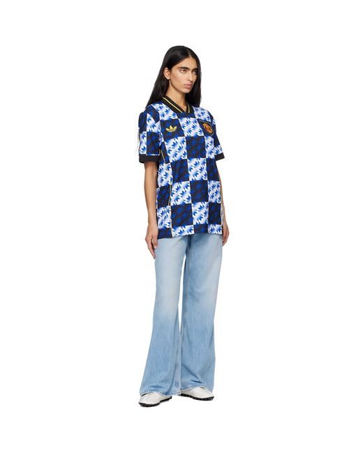Adidas Originals Blue Manchester United Lfstlr Jersey