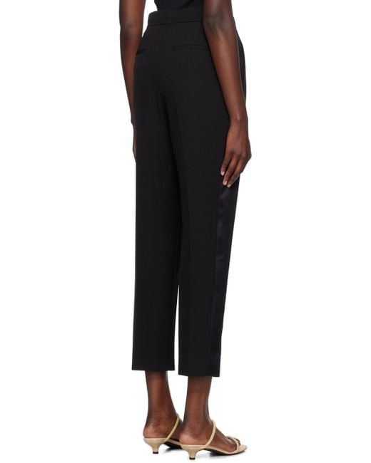 Erdem Black Cropped Trousers