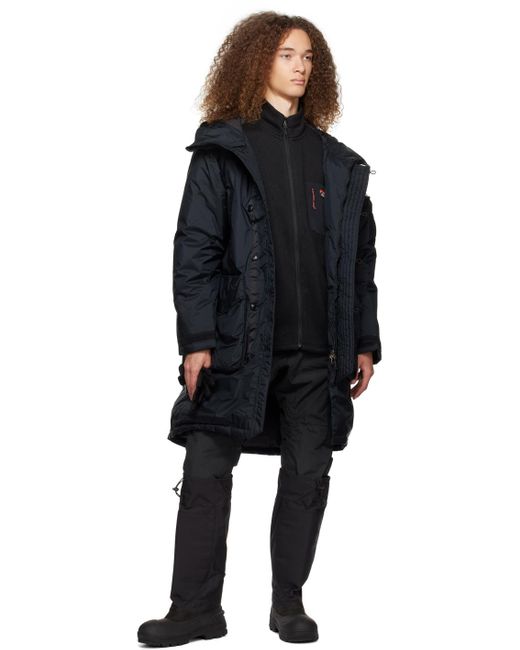 Manteau militaire noir rembourré en duvet NANGA pour homme en coloris Black