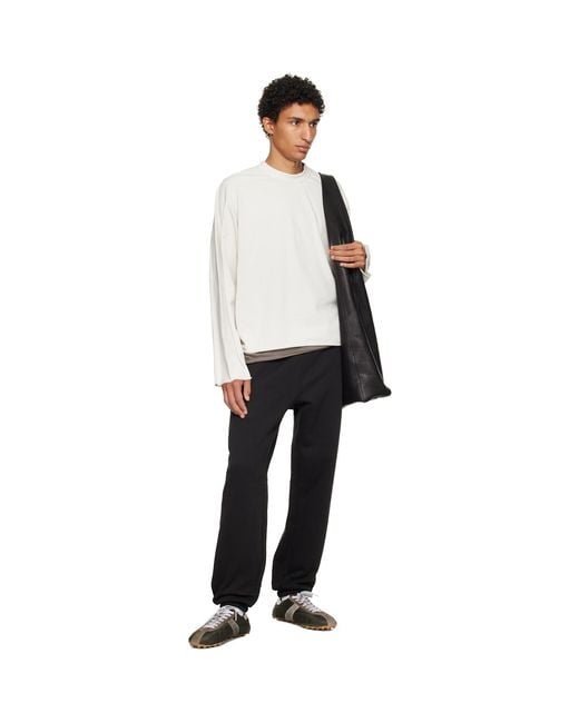 Entire studios Black Heavy Sweatpants for men