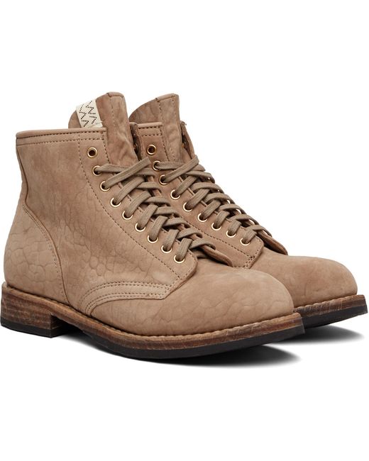 Visvim Black Brigadier Mid-Folk Boots for men
