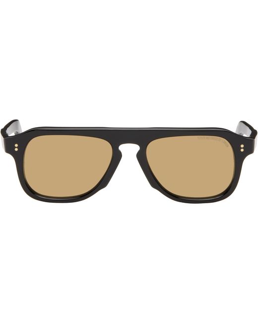 Cutler & Gross Black Gr14 Aviator Sunglasses for men