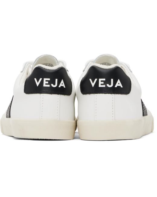 Baskets Esplar Blanc Et Noir En Cuir Veja pour homme en coloris Black