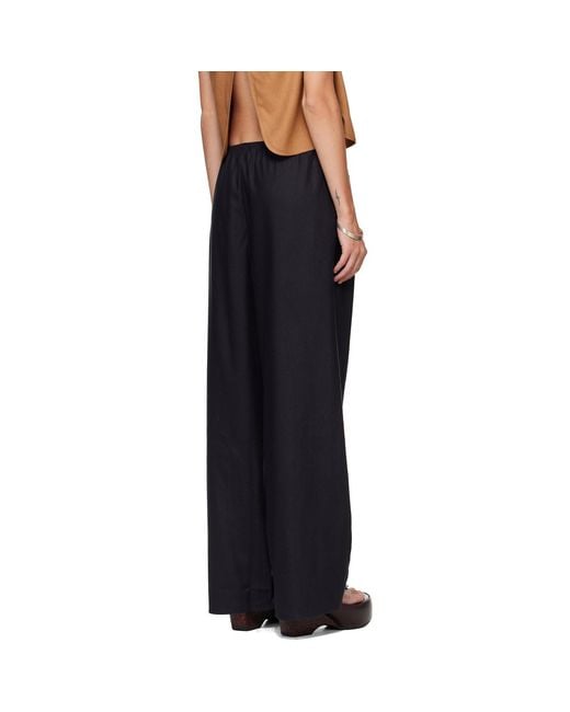 Baserange Black Stoa Lounge Pants