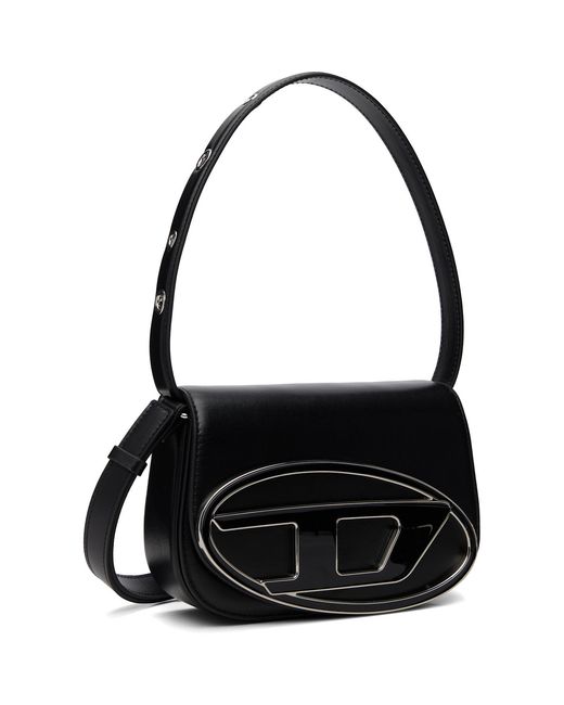 DIESEL Black 1Dr Iconic Handle Charms Shoulder Bag