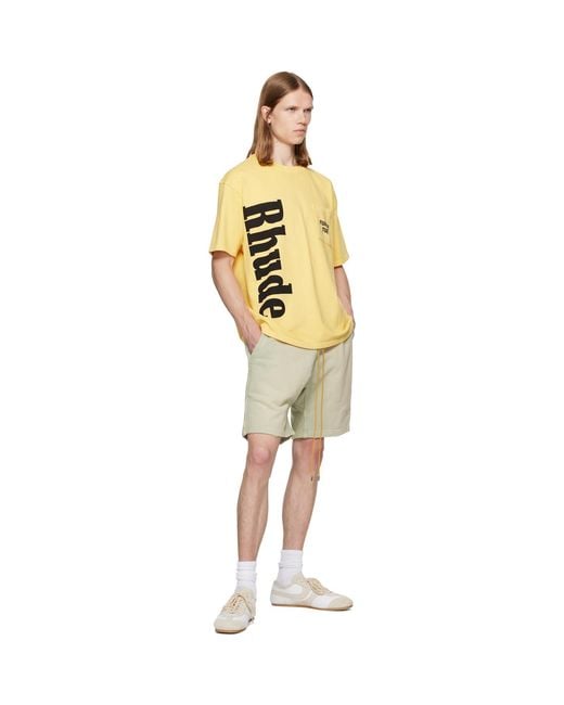 Rhude Metallic Logo Pocket T-Shirt for men