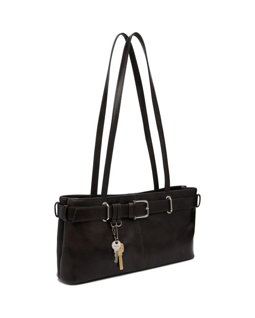 OSOI Black Shoulder Brocle Bag