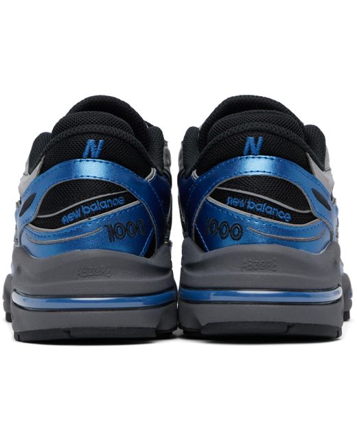 New Balance シルバー＆ネイビー 1000 スニーカー ブルー | Lyst