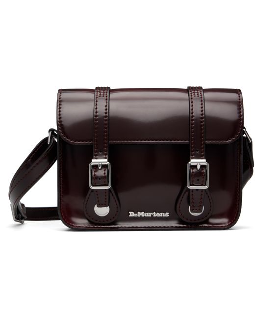 Dr. Martens Black Burgundy 7 Inch Vegan Crossbody Bag