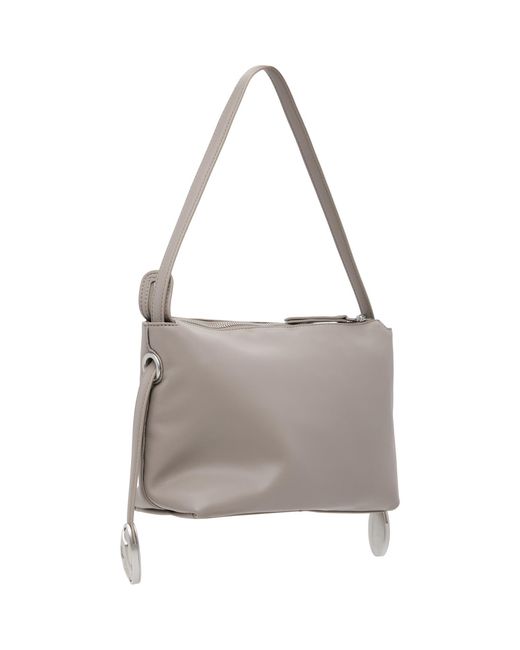 DIESEL Gray D-Rop Shoulder Bag