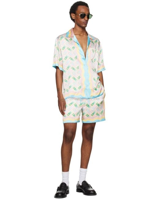 メンズ Casablanca マルチカラー Ping Pong シャツ Multicolor