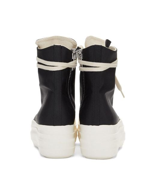 Rick Owens ブラック ダブル バンパー スニーカー ブラック | Lyst