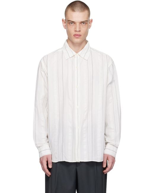 mfpen White Off- Generous Shirt for men