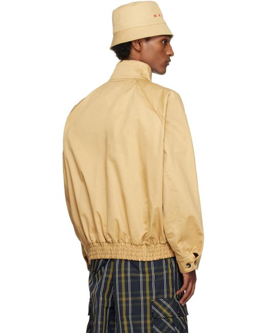 Marni Natural Beige Oversized Jacket for men