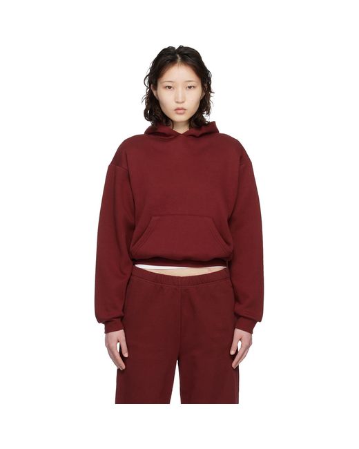 Pull À Capuche Bourgogne Skims en coloris Red