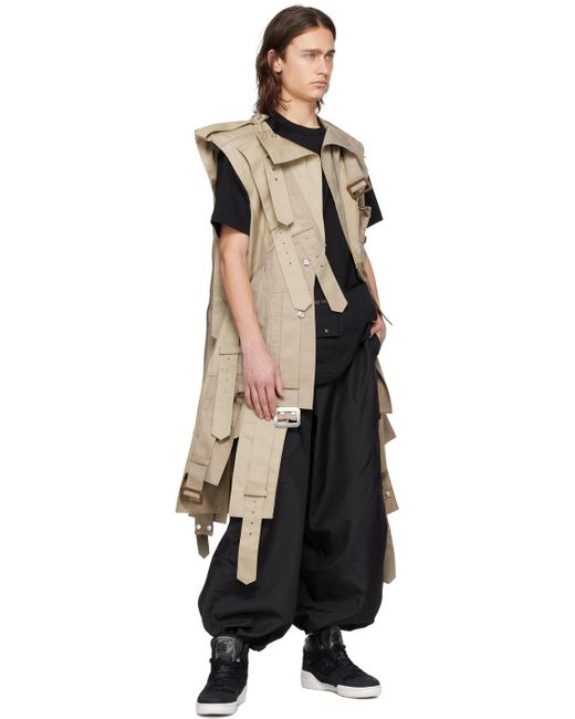 Manteau sans manches Junya Watanabe pour homme en coloris Black