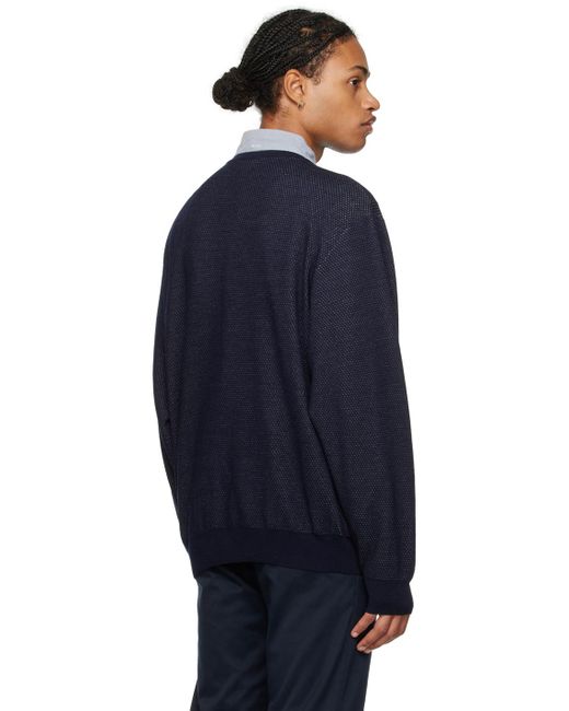 Nanamica Blue Crewneck Sweater for men