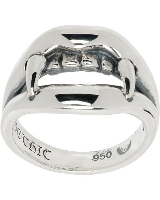 Yohji Yamamoto Metallic Vampire Fang Pinkie Ring