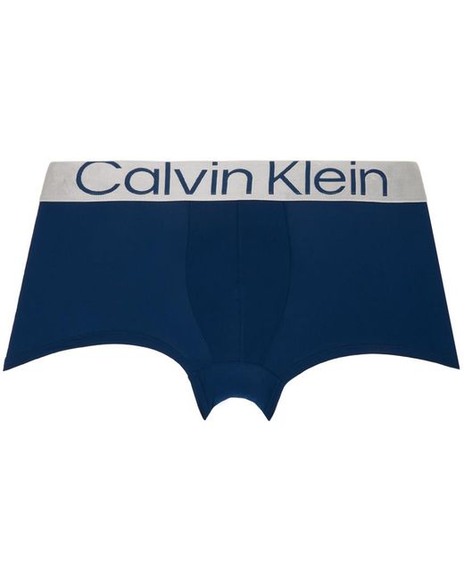 メンズ Calvin Klein マルチカラー ボクサー 3枚セット Blue