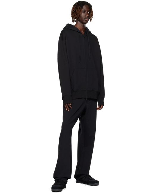 Y-3 Black Straight Sweatpants for men