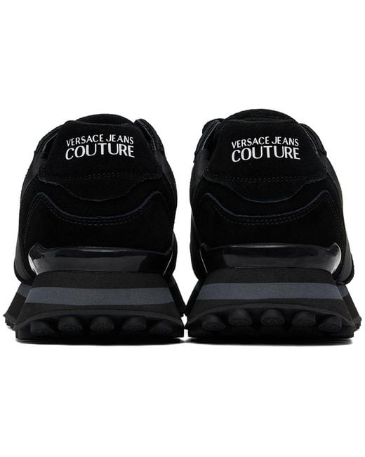 Versace Black Spyke Sneakers for men