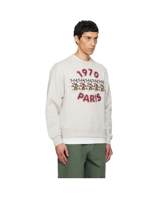 KENZO Multicolor Paris Wild Tiger' Embroidered Sweatshirt for men