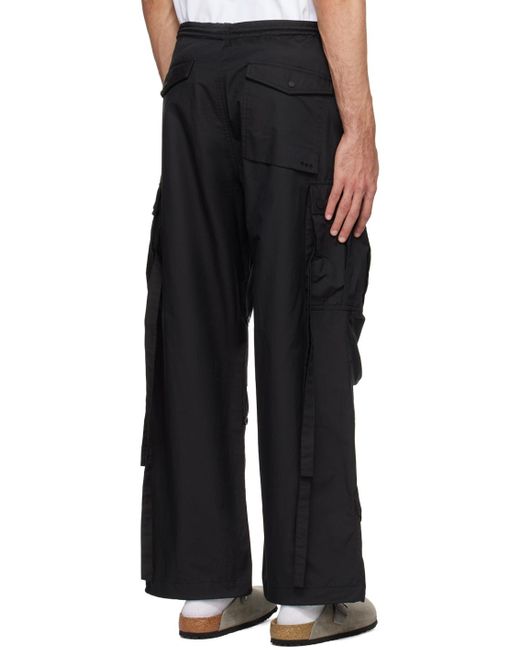 Pantalon cargo noir à cordons snocord® Maharishi pour homme en coloris Black