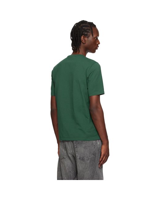 Maison Kitsuné Green Fox Head Regular T-Shirt for men