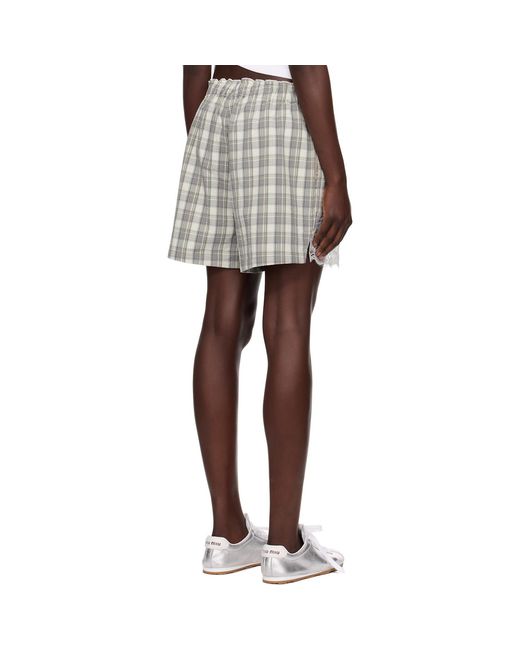 Martine Rose Black Ssense Exclusive French Knickers Shorts