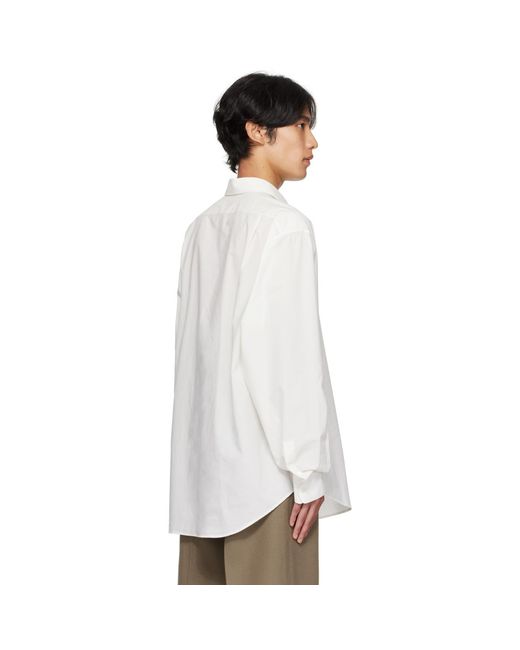 The Row White Thane Shirt for men