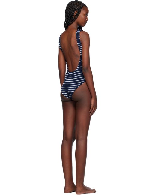 Hunza G Black Square Neck Swimsuit