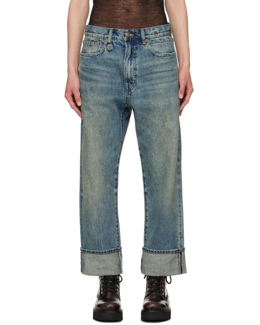 R13 Blue X-Bf Jeans