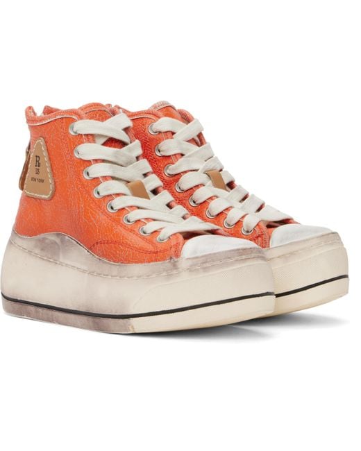 R13 Black Kurt High Top Sneakers