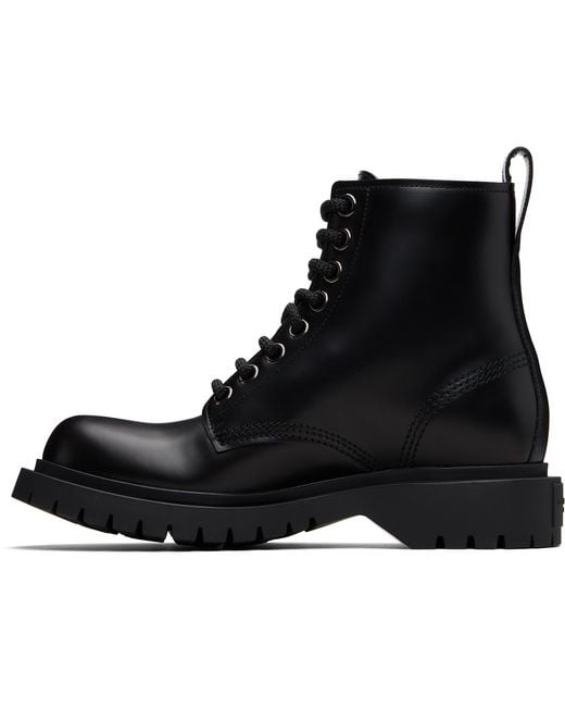 Givenchy Black Lace Up Boots