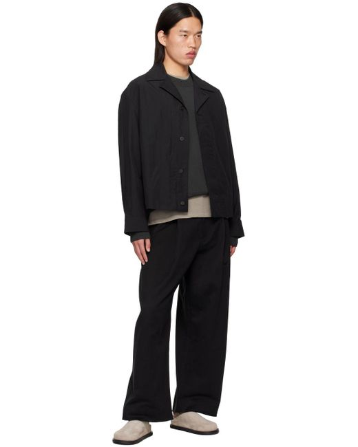 Studio Nicholson Sorte Trousers in Black for Men | Lyst