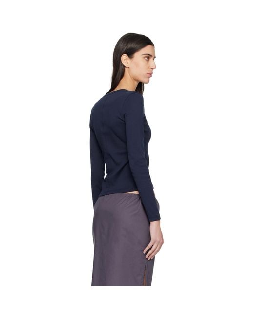 Flore Flore Blue Iman Longsleeve T-Shirt
