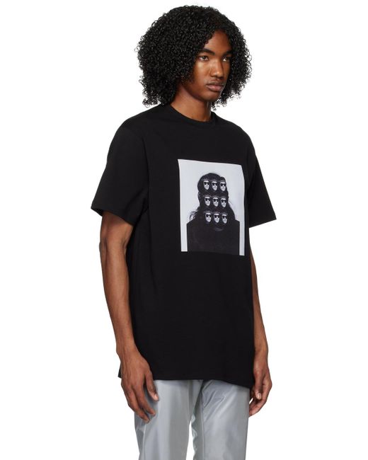 424 Black Graphic T-shirt for men