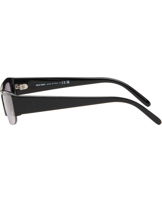 Miu Miu Black Vedette Sunglasses