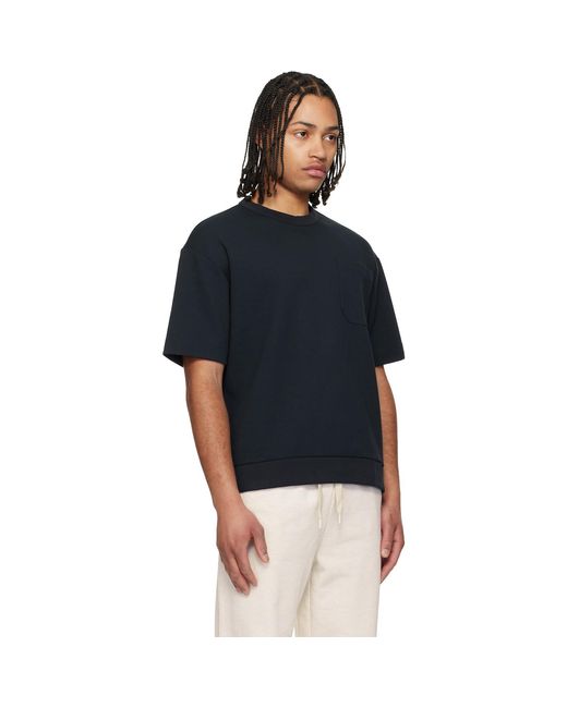Boss Black Peached Cotton Blend T-Shirt for men