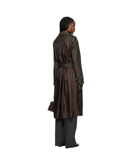 Our Legacy Black Origami Trench Coat