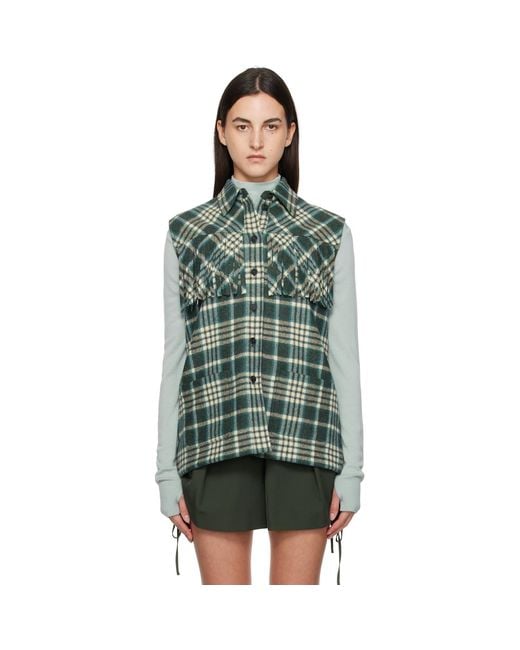 Weekend by Maxmara Green Khaki Colle Vest