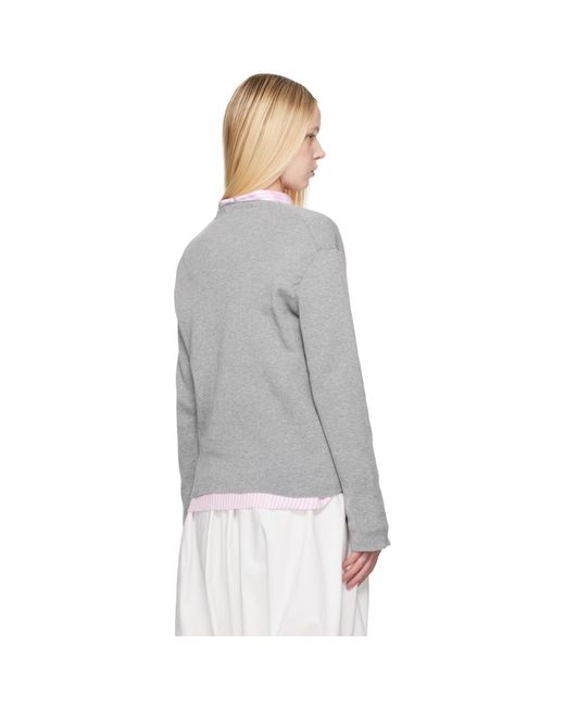 Comme des Garçons Multicolor Geometric Cutouts Sweater