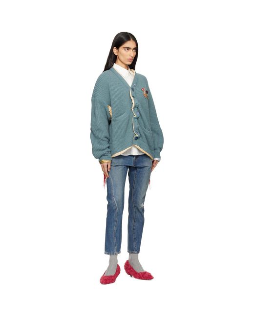 Undercover Blue Beaded Jeans