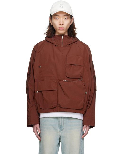 Wooyoungmi Red Multi-pocket Jacket for men