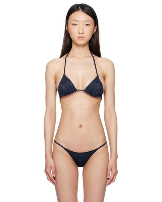 Paloma Wool Black Sharpie Bikini Top