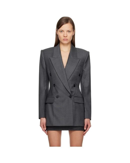 Givenchy Black Double-Breasted Blazer